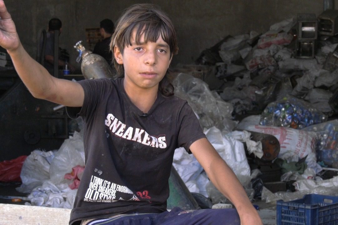 13-year-old Palestinian child, Mahmoud Al-Borsh