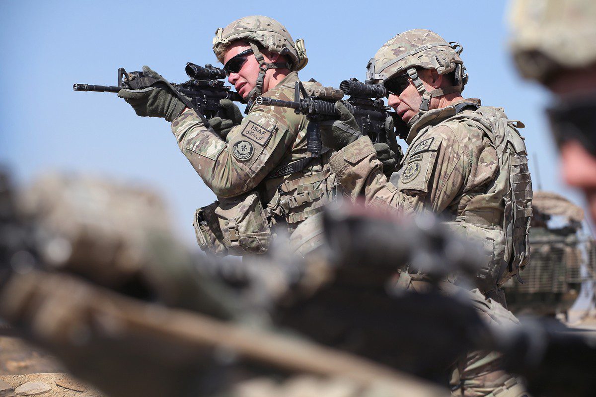 US soldiers in Kandahar, Afghanistan, 1 March 2015 [Scott Olson/Getty Images]