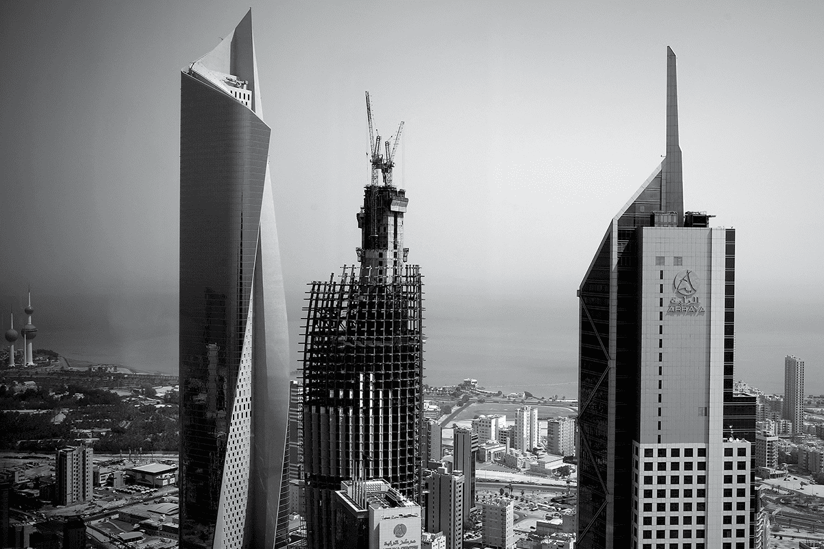 Skyscrapers in Kuwait City [Arab Reporters for Investigative Journalism (ARIJ)]
