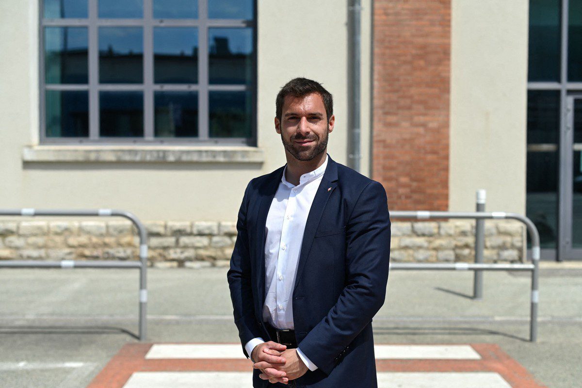 Julien Odoul, a member of the far-right National Rally party of Marine Le Pen in France on June 2, 2021 [SEBASTIEN BOZON/AFP/Getty Images]