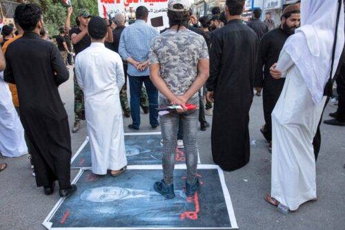 The struggle for power between the ruling families in Iraq