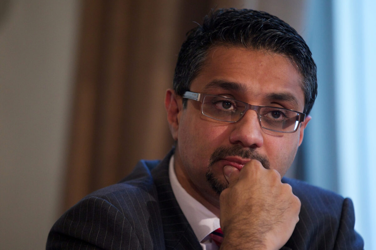 Human rights lawyer Tayab Ali in London on January 6, 2014 [ANDREW COWIE/AFP via Getty Images]
