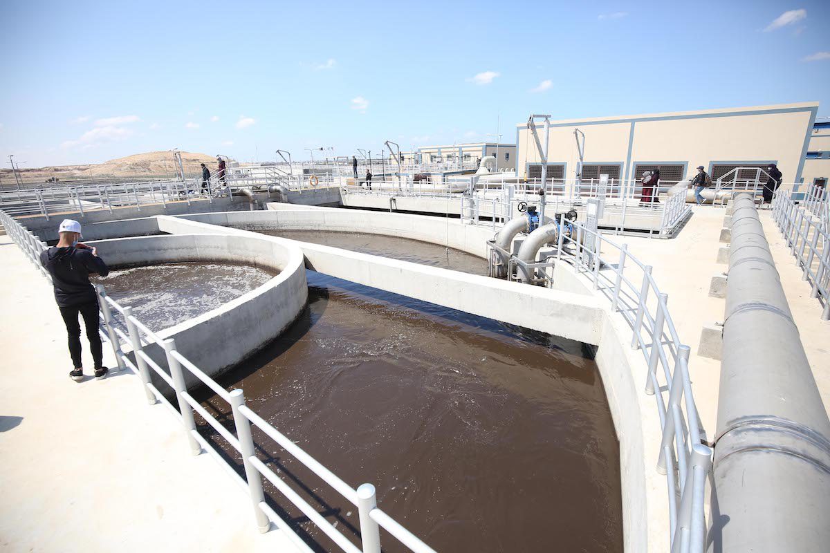 Three large wastewater treatment plants put into operation in Gaza