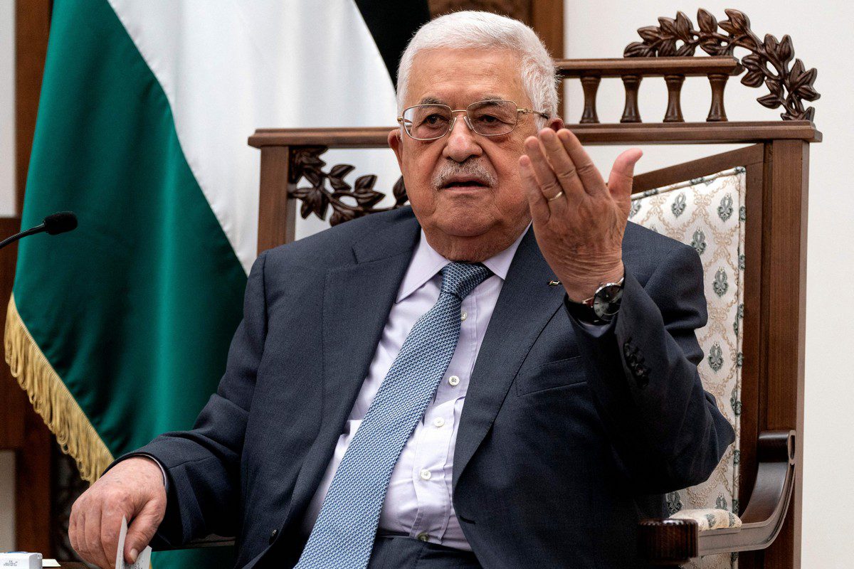 Palestinian president Mahmud Abbas in the West Bank, 25 May 2021 [ALEX BRANDON/POOL/AFP/Getty Images]
