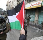 Israeli forces clash with Palestinians in a rally marking the 28th anniversary of the Ibrahimi Mosque massacre in Hebron, West Bank 25, 2022 [Mamoun Wazwaz / Anadolu Agency]