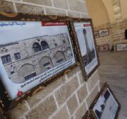 Gaza holds picture exhibit to mark Aqsa Week , on 24 February 2022 [Mohammed Asad/Middle East Monitor]