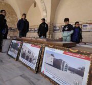 Gaza holds picture exhibit to mark Aqsa Week , on 24 February 2022 [Mohammed Asad/Middle East Monitor]