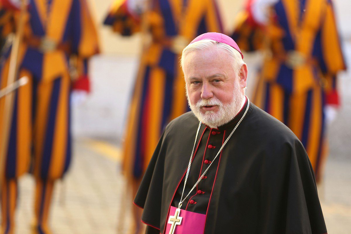 Vatican Secretary for Relations with States (Vatican foreign Minister) Archbishop Paul Richard Gallagher, 10 May 2015 [Franco Origlia/Getty Images]