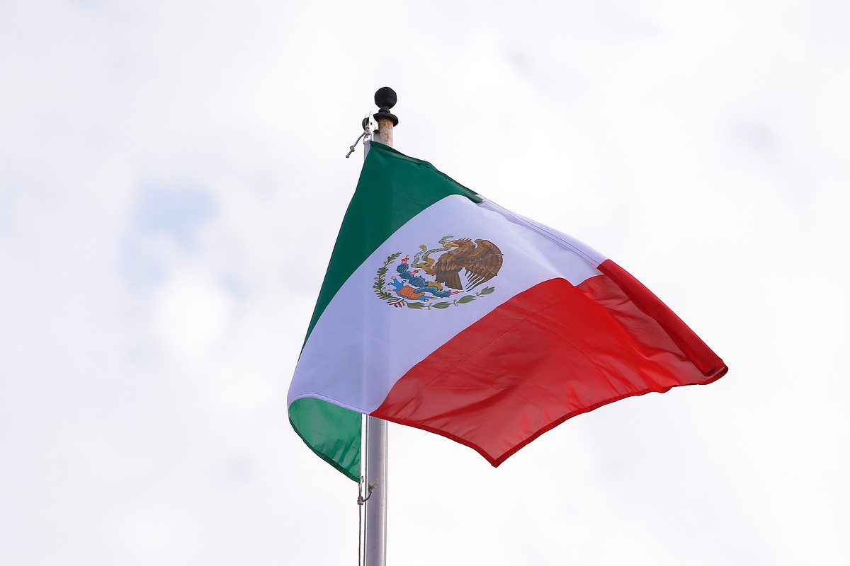 A Mexican flag on 12 June 2021 [Fran Santiago/Getty Images]