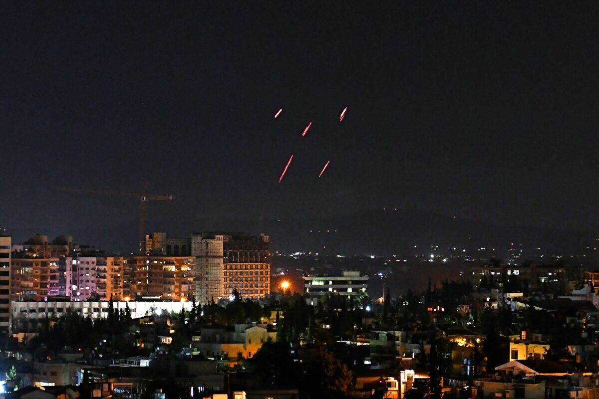Israeli strikes Damascus, Syria [STR/AFP via Getty Images]