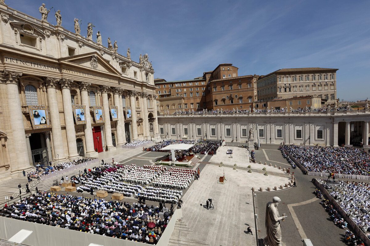St. PeterÕs Square, Vatican City, Vatican, on May 15, 2022. [Riccardo De Luca - Anadolu Agency]