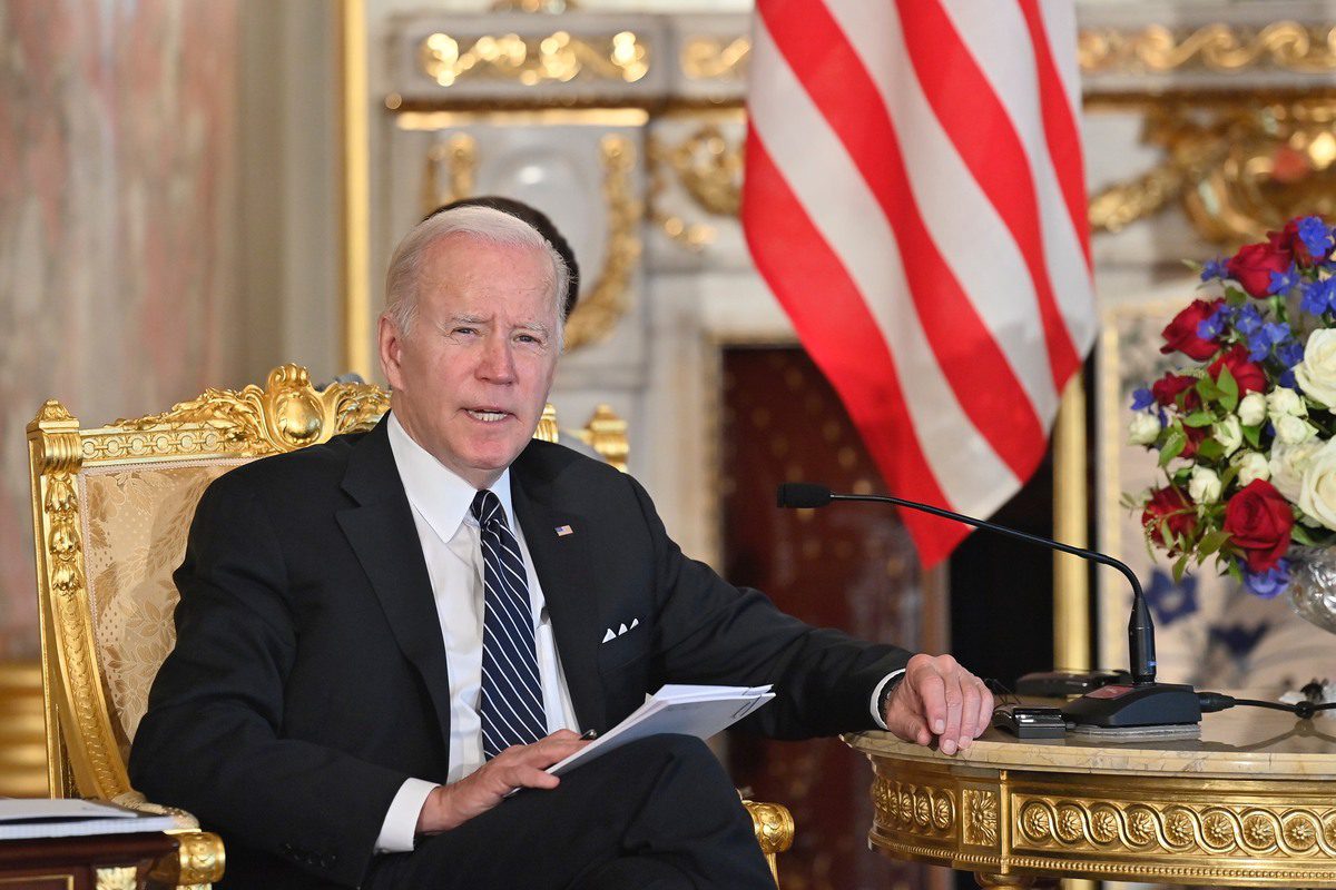 US President Joe Biden on May 23, 2022 [David Mareuil/Anadolu Agency]