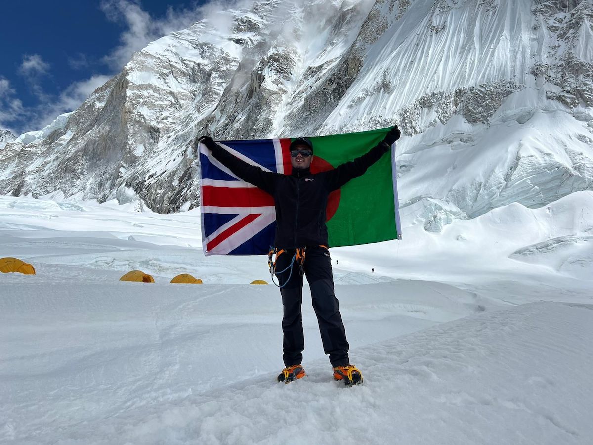 Akke Rahman at Mount Everest