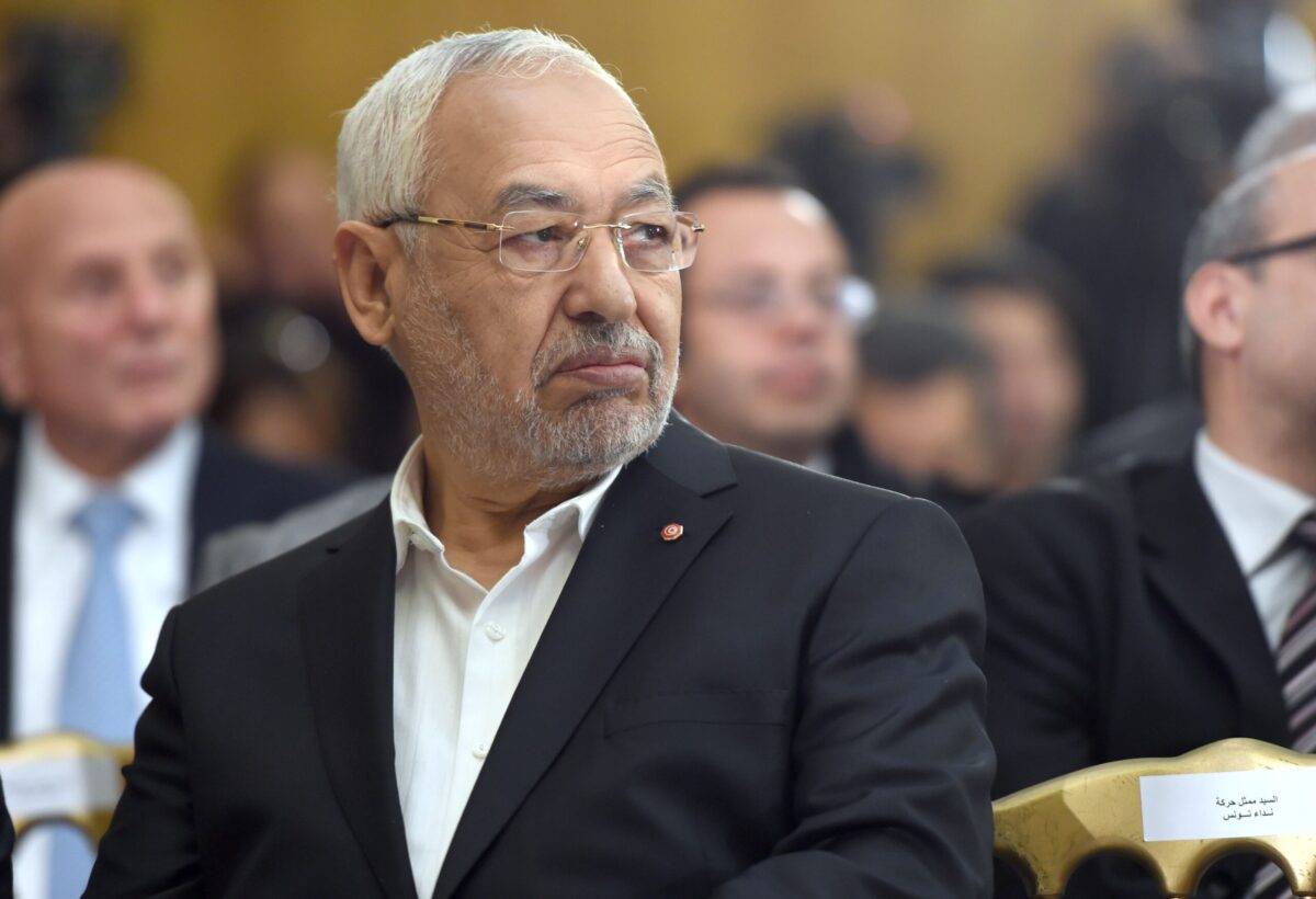 Tunisia's Ennahdha Islamist Party Leader Rached Ghannouchi [FETHI BELAID/AFP via Getty Images]