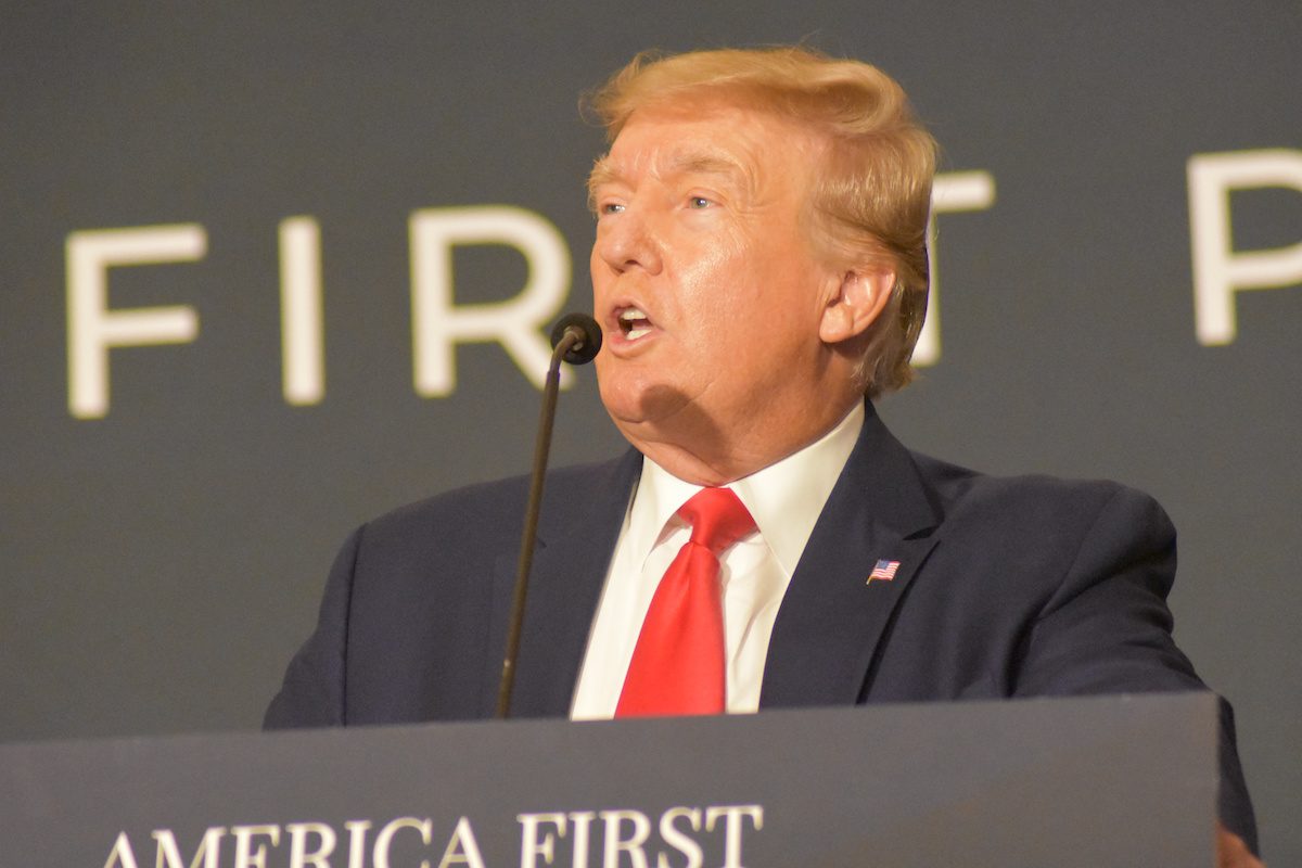 Former President of the United States Donald J. Trump in Washington, D.C., United States on July 26, 2022 [Kyle Mazza/Anadolu Agency]