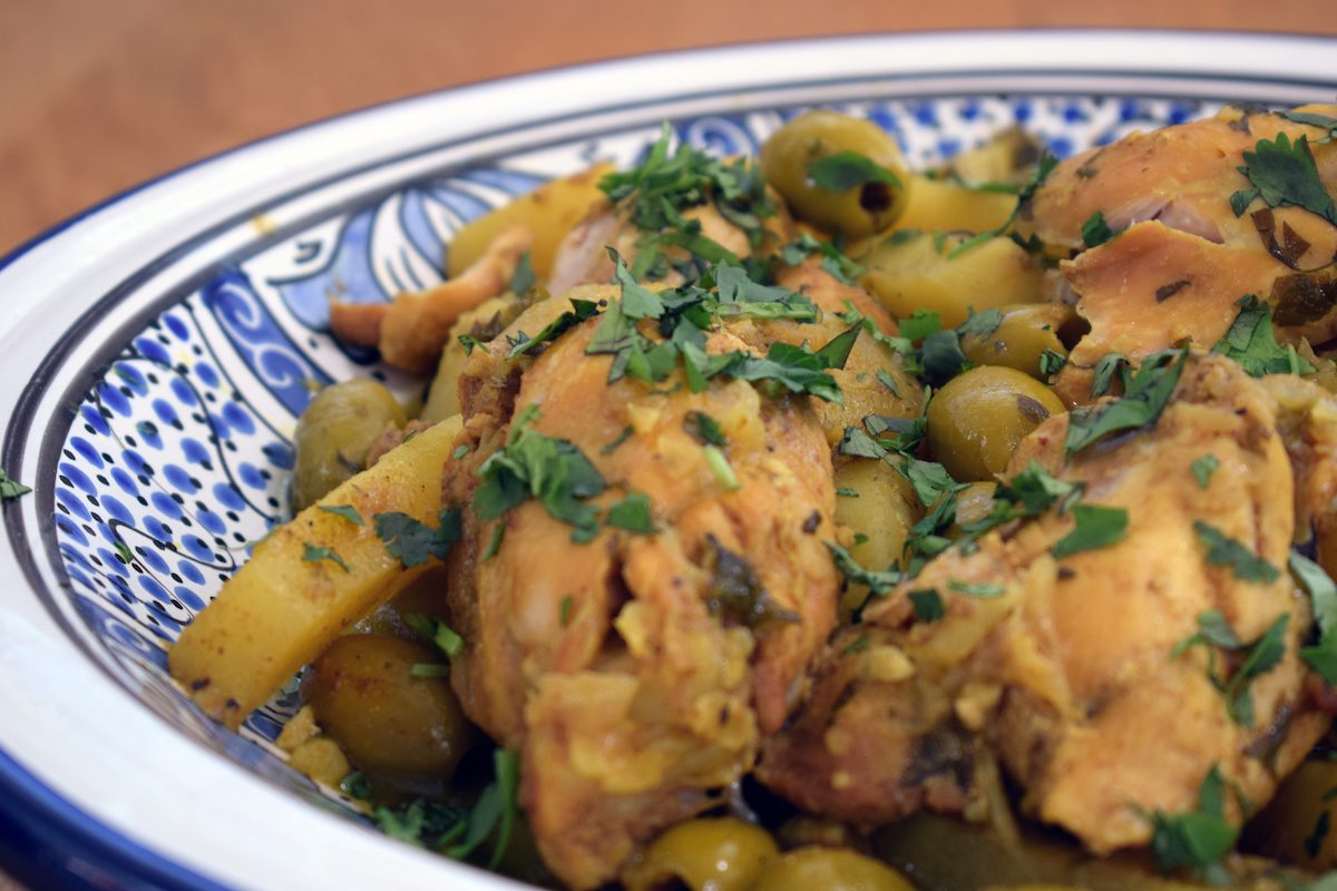 Chicken and preserved lemon tagine