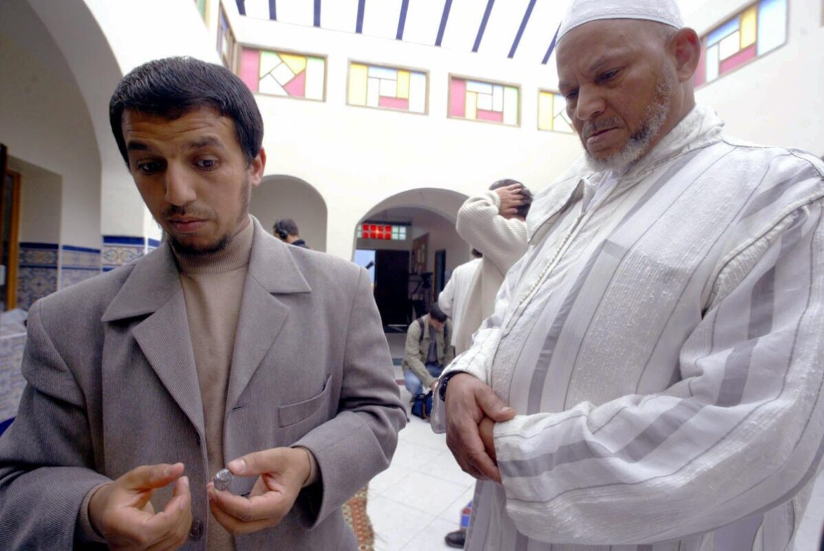 The president of the association which manages the mosque of Escaudain, near Valenciennes, Hassan Iquioussen [FRANCOIS LO PRESTI/AFP via Getty Images]