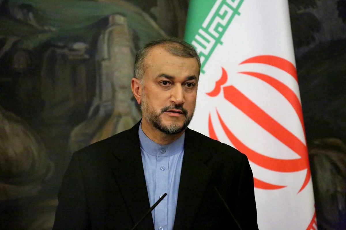 Iranian Foreign Minister Hossein Amir Abdollahian on August 31, 2022 [Iranian Foreign Ministry/Handout/Anadolu Agency]