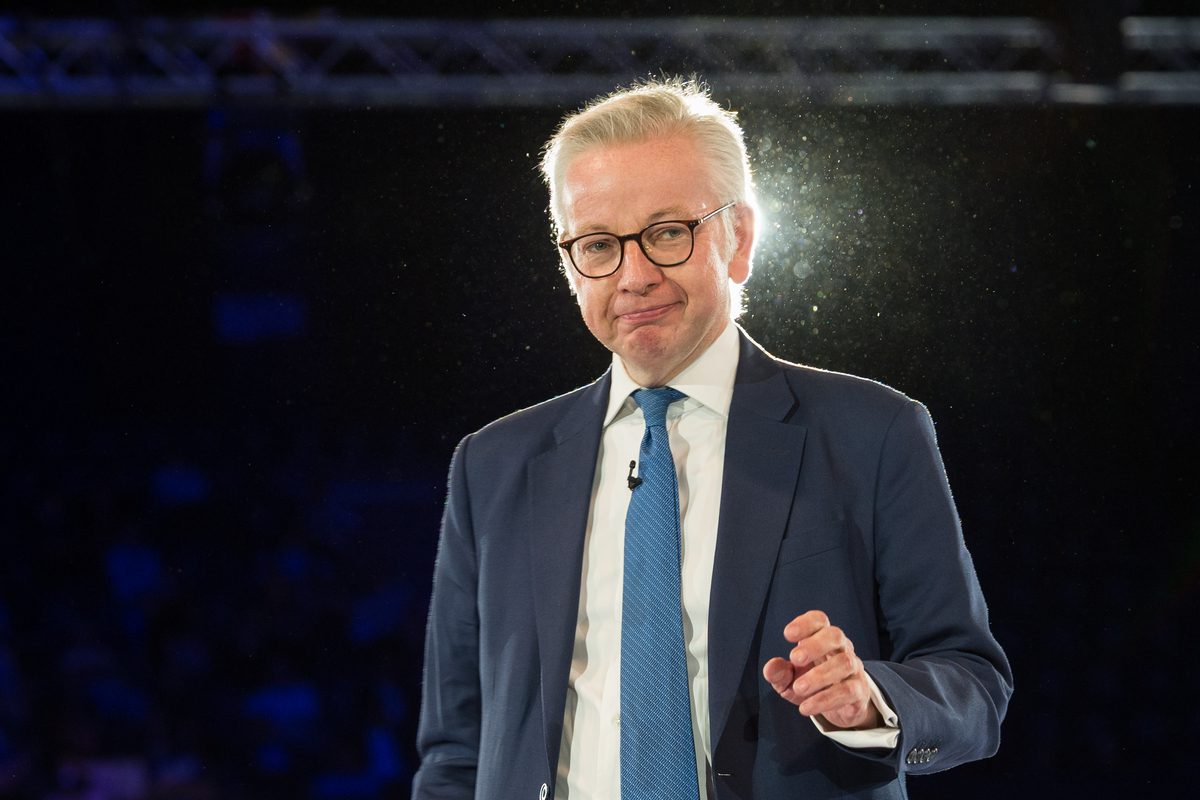 Michael Gove on August 31, 2022 [Wiktor Szymanowicz/Anadolu Agency]