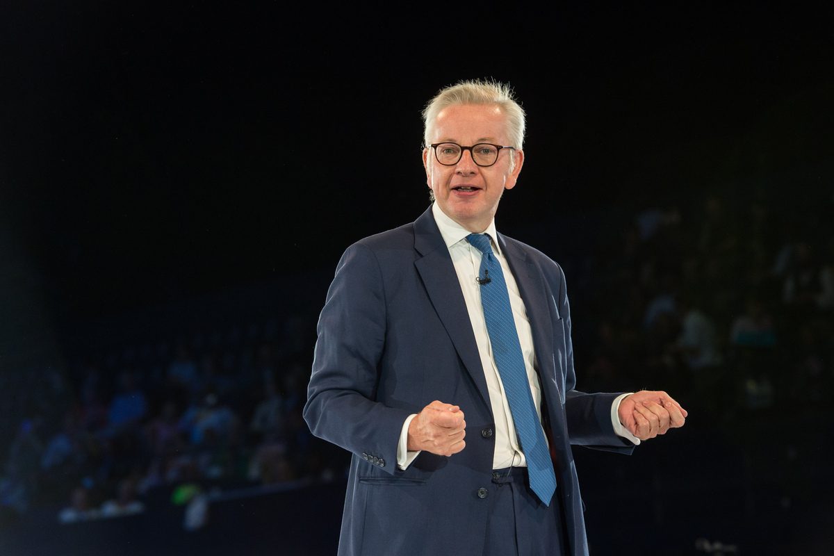 Michael Gove in London, United Kingdom on August 31, 2022 [Wiktor Szymanowicz/Anadolu Agency]