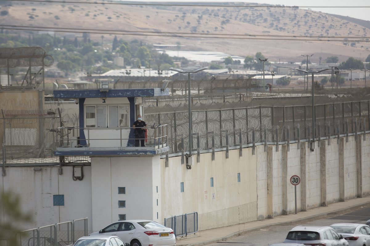 A general view of Gilboa prison where six Palestinian prisoners managed to escape from the prison overnight on September 6, 2021 [Photo by Amir Levy/Getty Images]