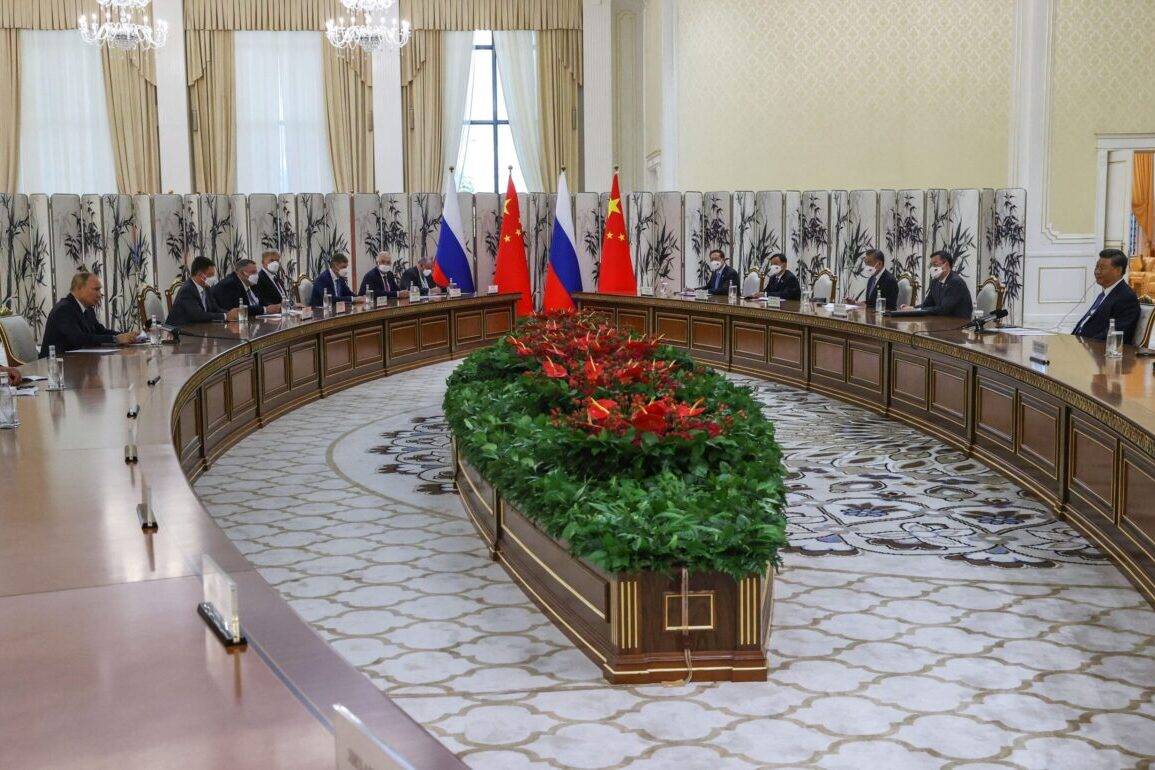 Russian President Vladimir Putin meets with China's President Xi Jinping on the sidelines of the Shanghai Cooperation Organisation (SCO) leaders' summit in Samarkand on September 15, 2022 [ALEXANDR DEMYANCHUK/SPUTNIK/AFP via Getty Images]