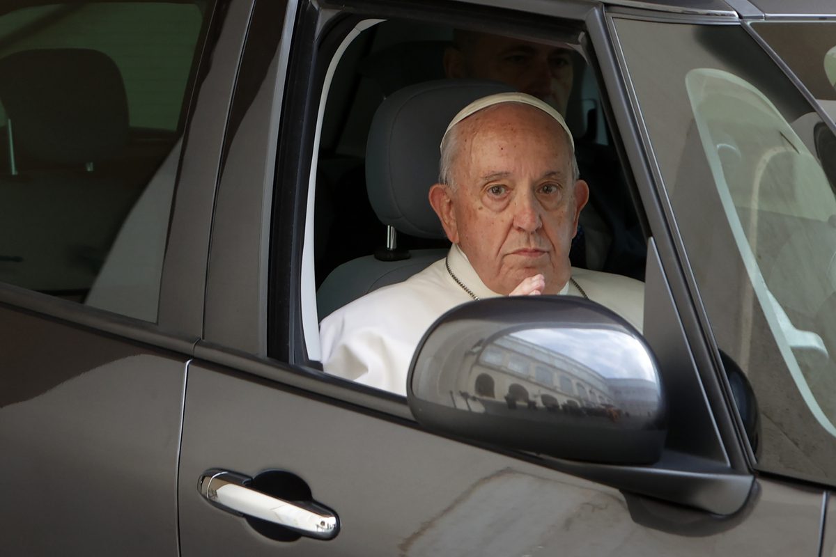 Pope Francis on October 24, 2022 [Riccardo De Luca/Anadolu Agency]