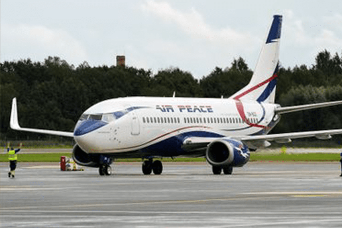 Nigeria's Air Peace airplane [@AeroMarcos320/Twitter]