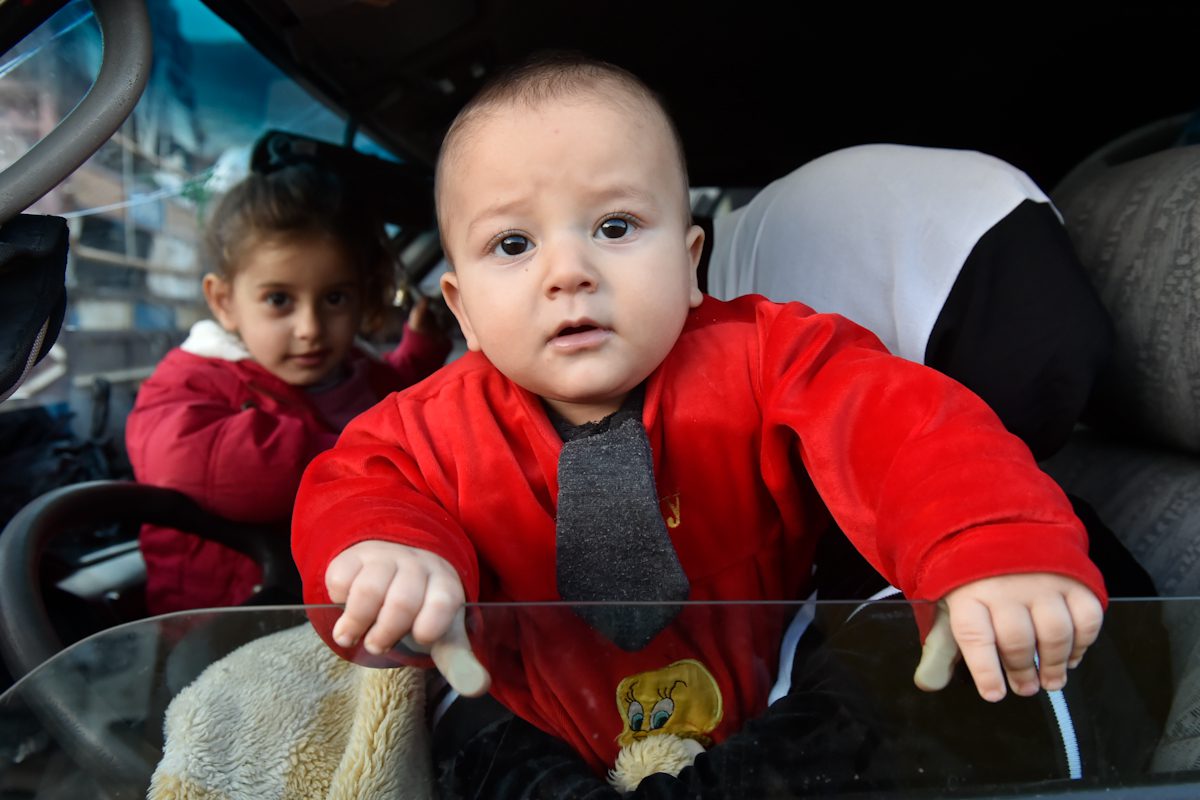 Several buses of Syrian refugee families were repatriated from different areas in Lebanon on October 27, 2022 [Hussam Shbaro/Anadolu Agency]