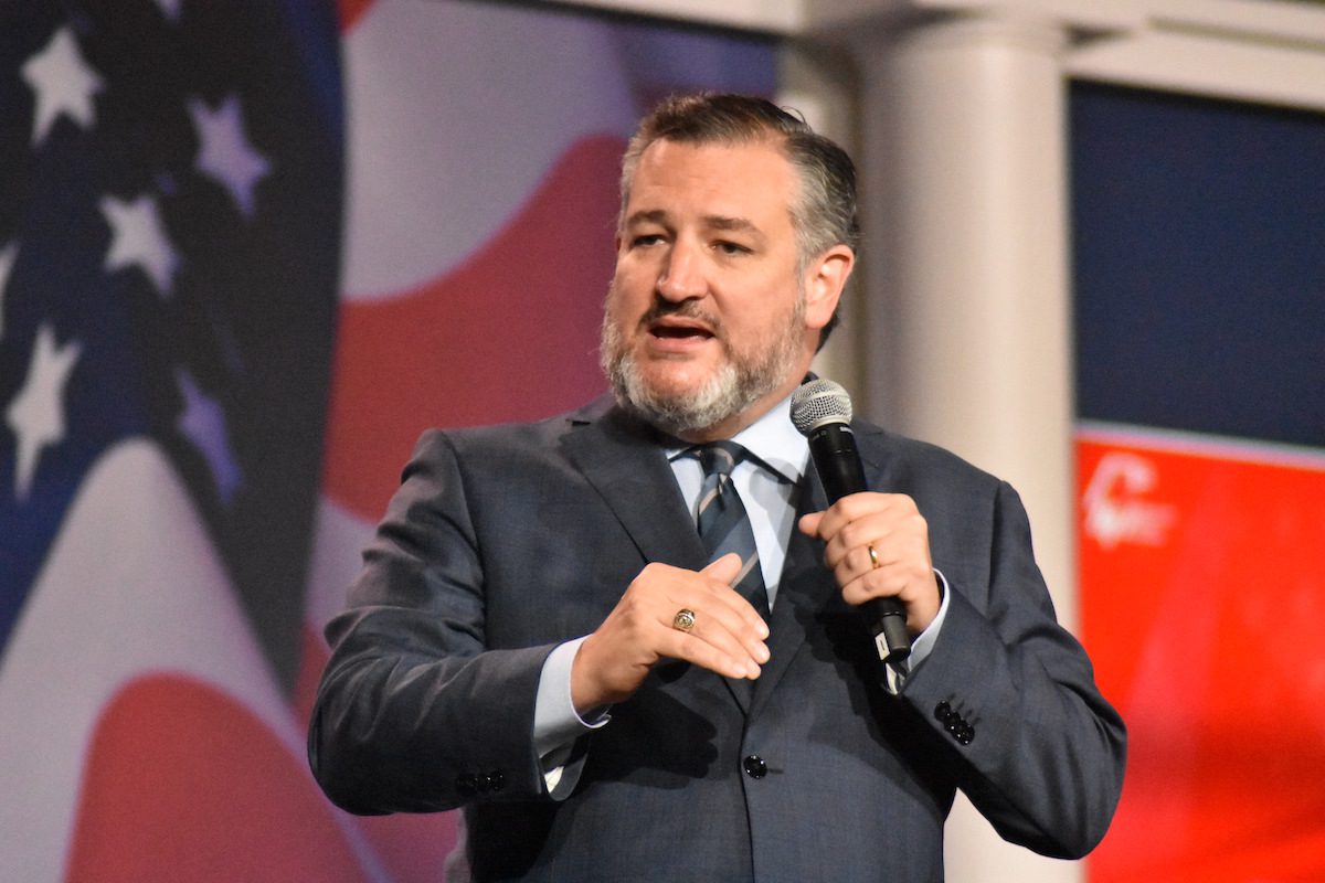 United States Senator Ted Cruz delivers remarks during the Republican Jewish Coalition Annual Meeting in Las Vegas, Nevada, United States on November 19, 2022 [Kyle Mazza - Anadolu Agency]