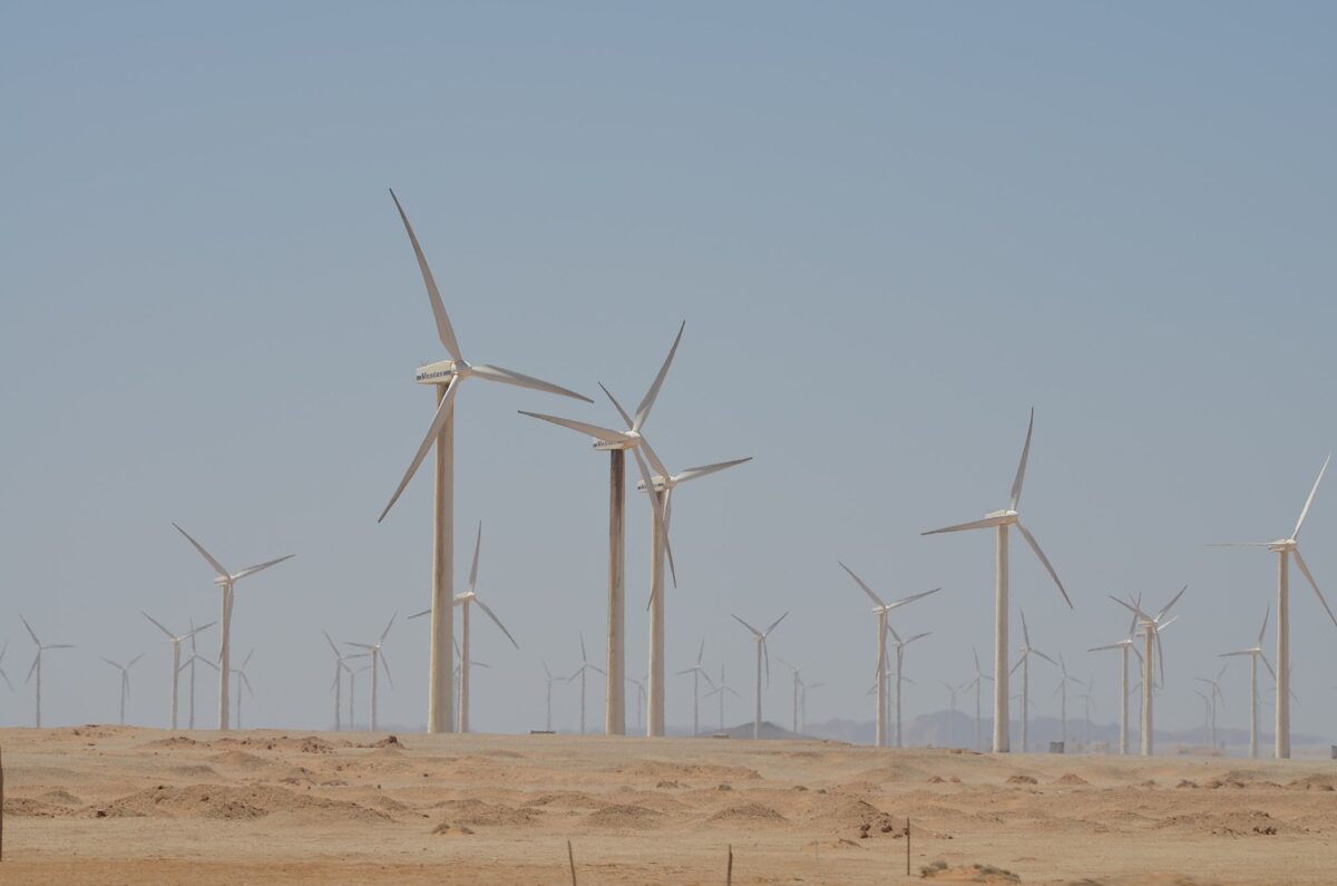 Wind turbine at Zaafarana [Hatem Moushir/Wikipedia]