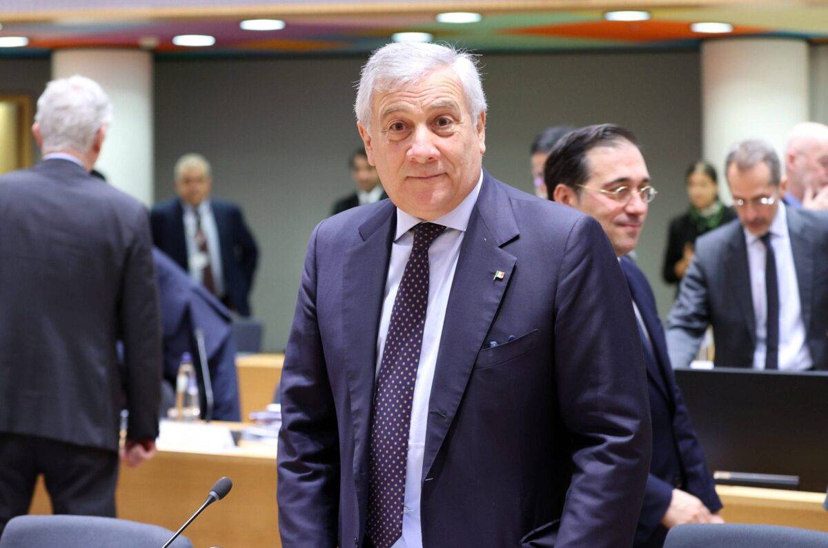 Italian Foreign Minister Antonio Tajani [Dursun Aydemir/Anadolu Agency]