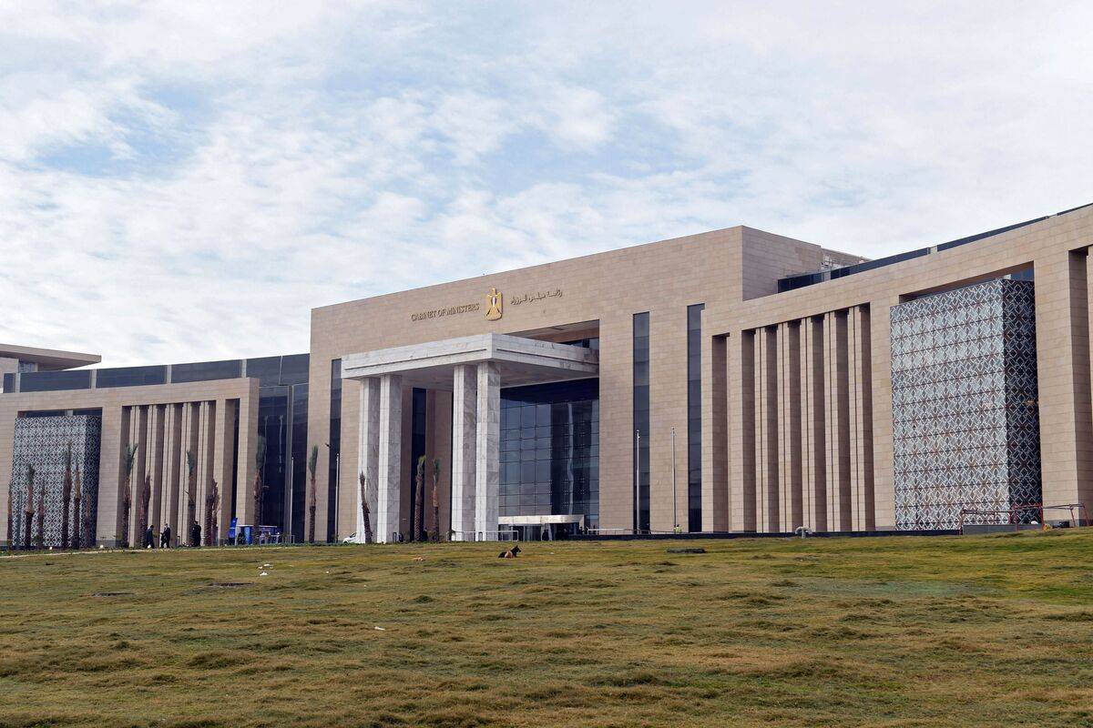 A general view of the Cabinet headquarters, ahead of the first meeting, in Egypt's New Administrative Capital, some 45 kilometres east of Cairo, [SELMAN ELOTEFY/AFP via Getty Images]