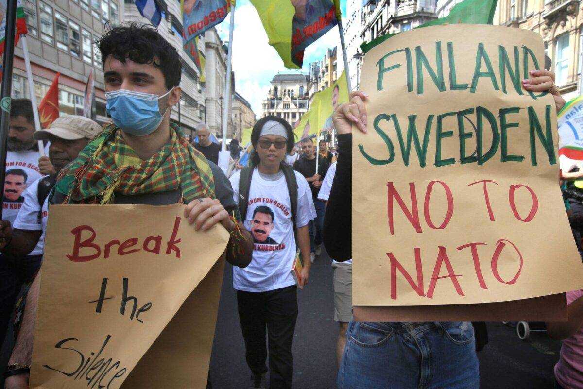 Protest Against Turkey's War In Kurdistan