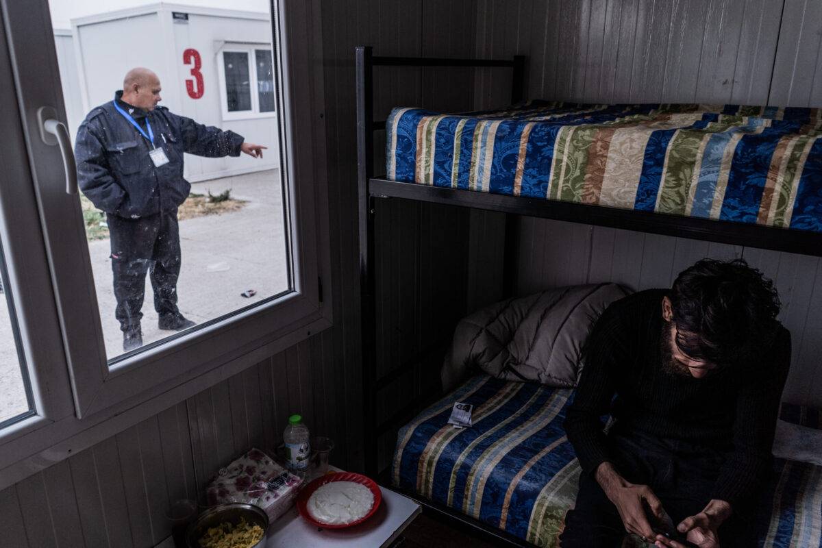Bulgaria's Harmanli migrant detention camp reaching full capacity on November 11, 2022 in Harmanli, Bulgaria [Hristo Rusev/Getty Images]