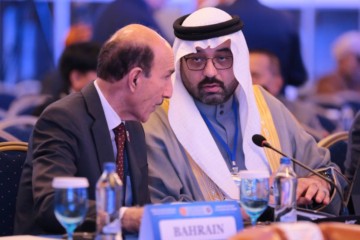 Bahrainian parliamentary delegations attend the session themed "Promoting Multilateralism in the Changing Global Dynamic" within the 13th Plenary Session of the Asian Parliamentary Assembly in Antalya, Turkiye [Orhan Çiçek - Anadolu Agency]