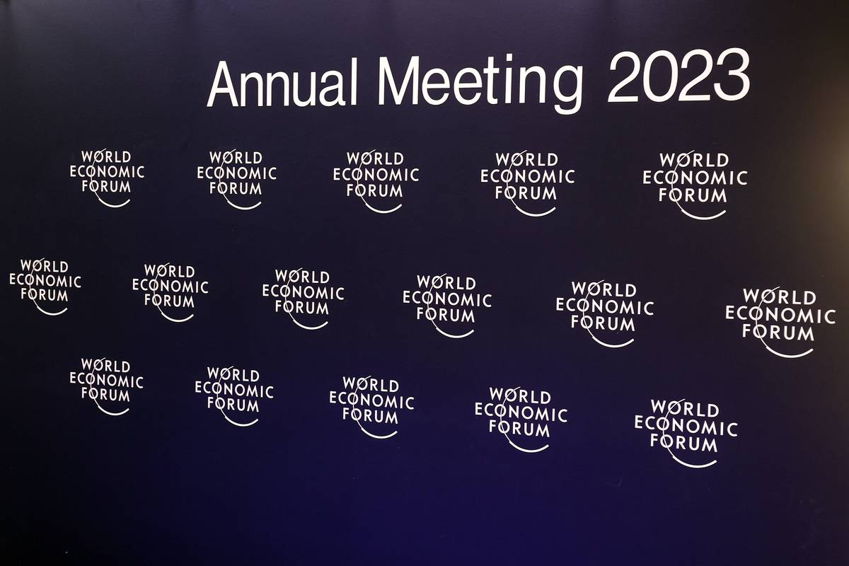 The WEF annual meeting to be held from January 16 to 20 in Davos, Switzerland on January 15, 2023. [Dursun Aydemir - Anadolu Agency]