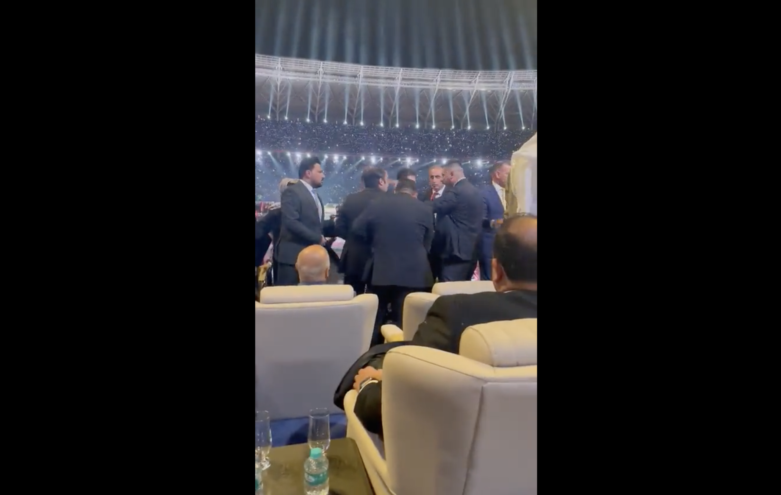 Kuwait’s delegation to the Arabian Gulf Cup games in Iraq was forced to leave the stadium due to a brawl that broke out ahead of the opening ceremony [@gorgeous4ew/Twitter]