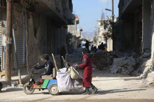 Jindires, NW Syria: ‘We can’t even find tents to shelter us’