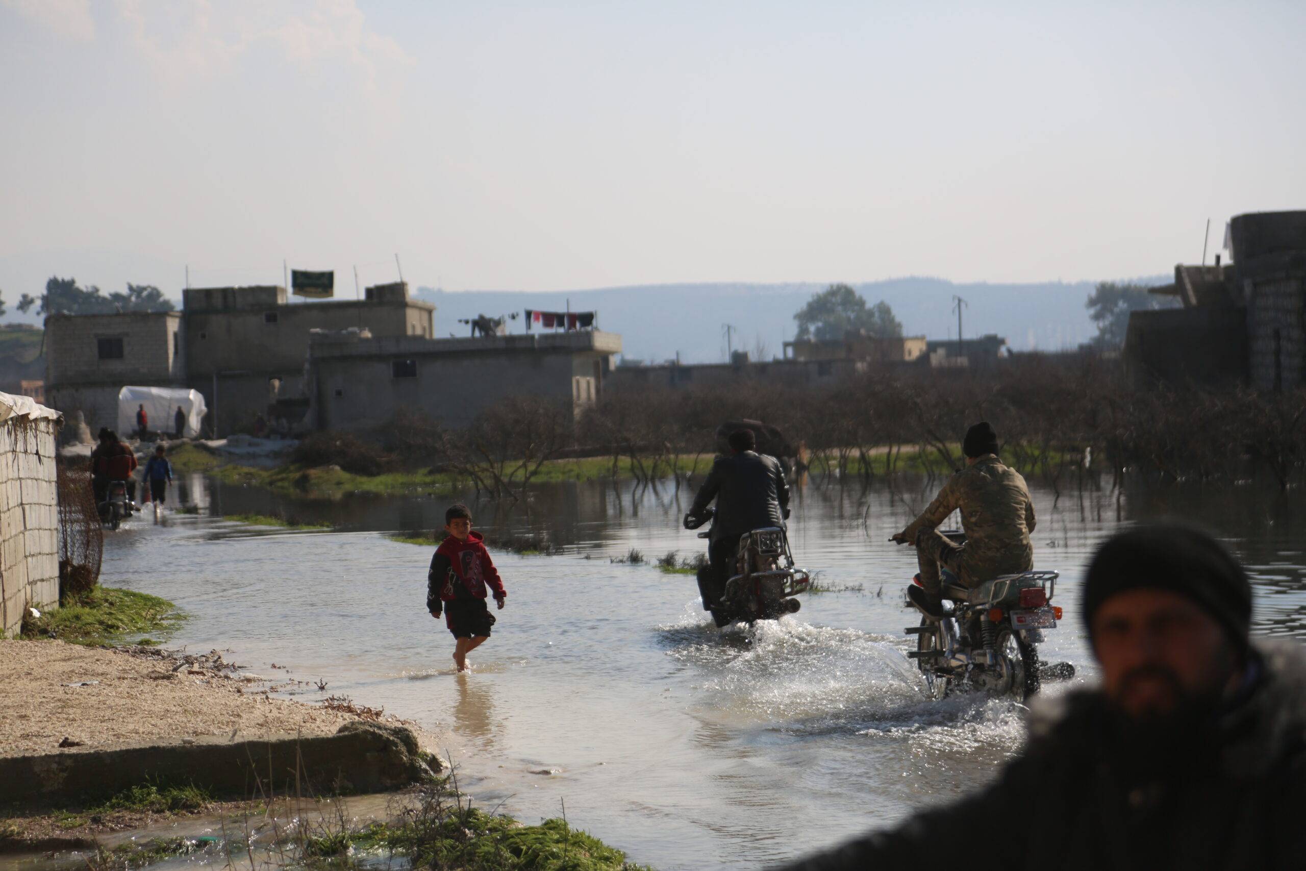 A dam has collapsed in northwest Syria