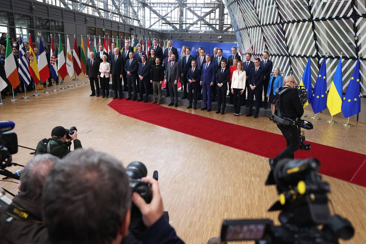 Image of EU Leaders' summit session