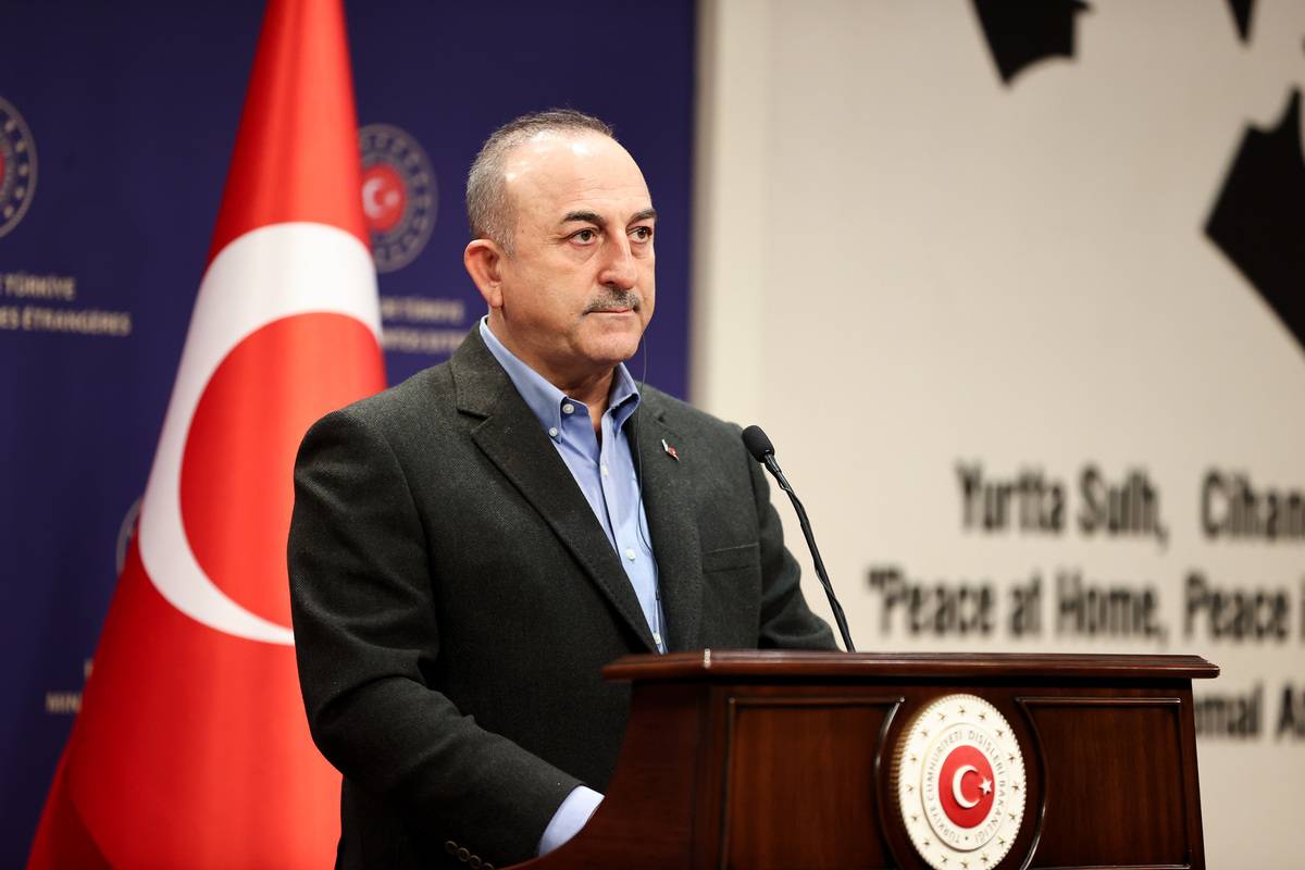 Turkish Foreign Minister Mevlut Cavusoglu [Murat Gök - Anadolu Agency]