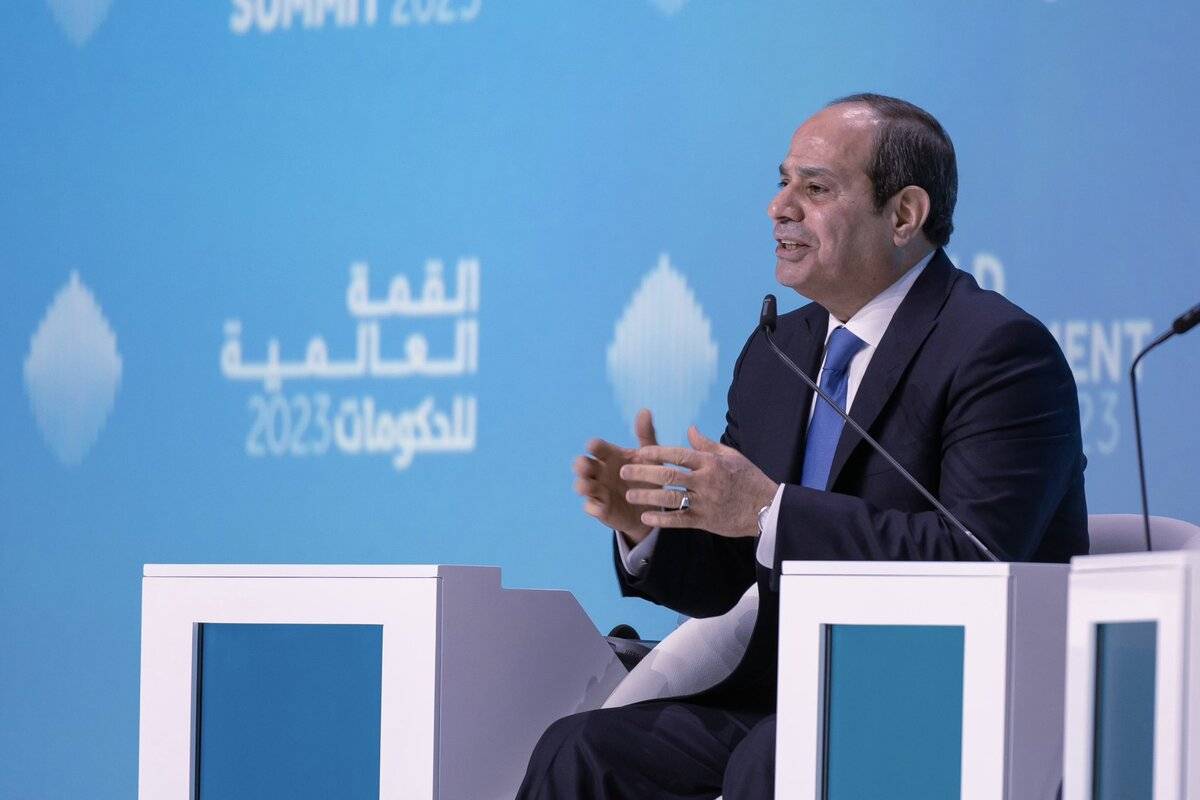 Egyptian President Abdel Fattah al-Sisi [Dubai Media Office/Anadolu Agency]
