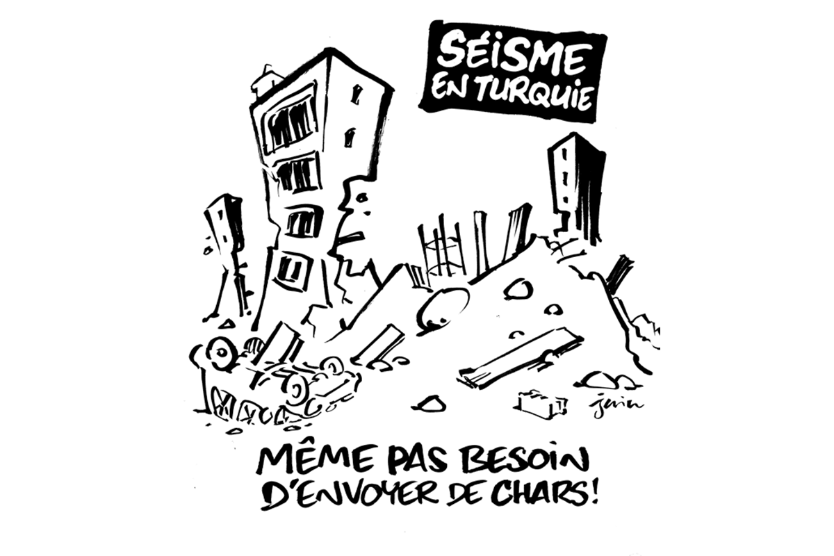 Charlie Hebdo's caricature [@Charlie_Hebdo_/Twitter]