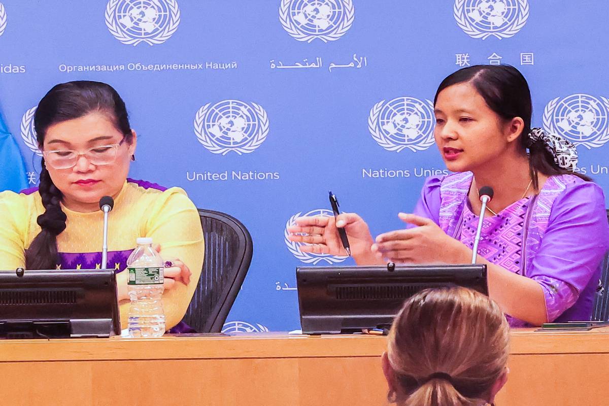Sarah Netzer Press briefing by the Permanent Mission of Norway to the UN with Women ...