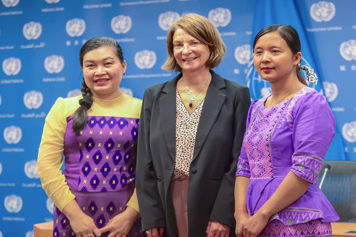 Sarah Netzer Press briefing by the Permanent Mission of Norway to the UN with Women ...
