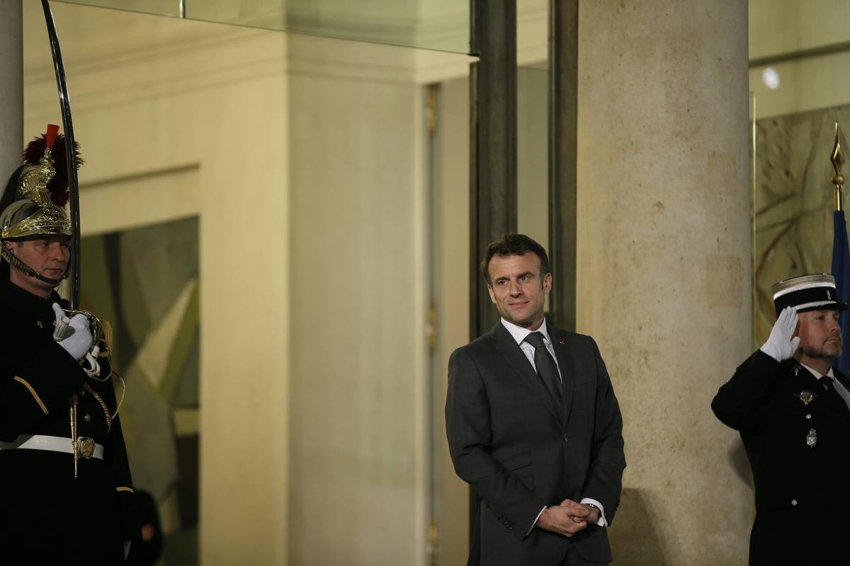 French President Emmanuel Macron [Ümit Dönmez - Anadolu Agency]