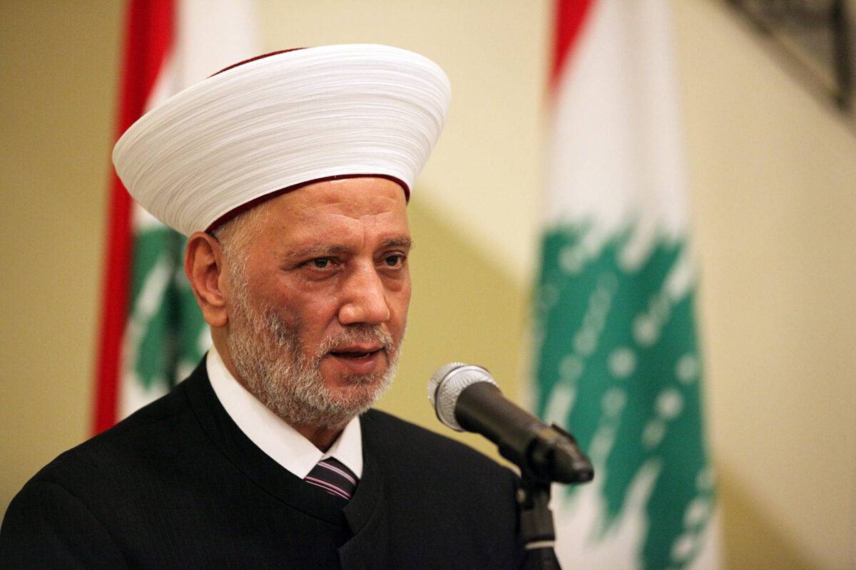 Lebanon Grand Mufti Says There Will Be No Change In Government System 