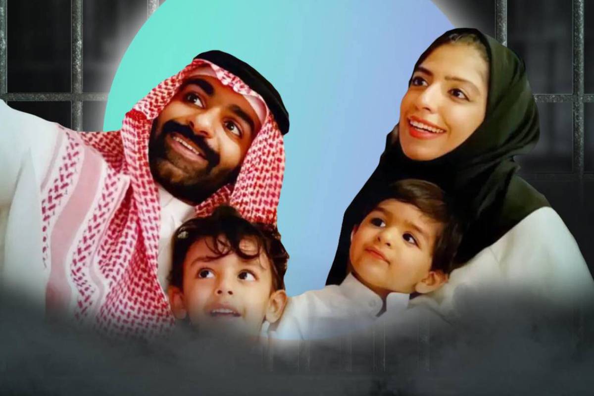 Salma Al-Shehab and her family