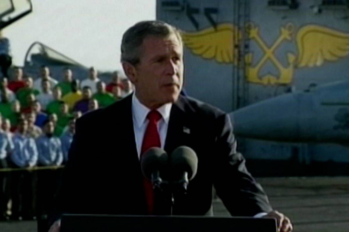 ‘Mission accomplished’: Bush says Iraq war is over – Middle East Monitor